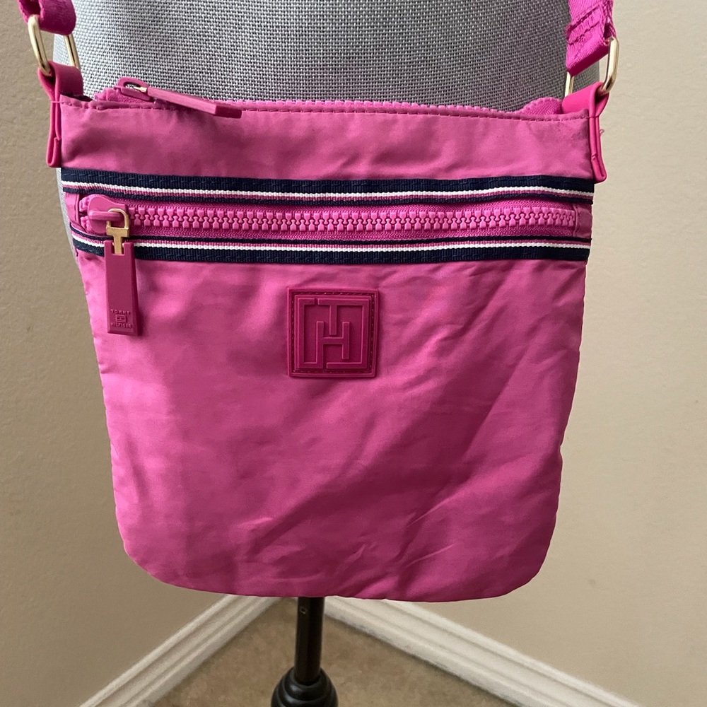 Pink crossbody bag